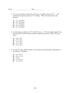 CHEM 101 Final (Term 14​1)