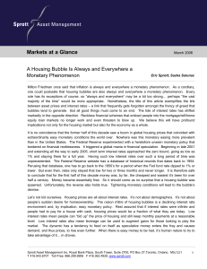 Markets at a Glance - Sprott Asset Management