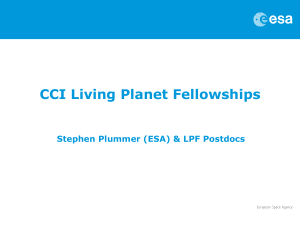 CCI Living Planet Fellowships