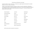 “Photosynthesis and Respiration Concept Map” Use the terms below