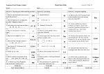 Level 3-4 Test 12 answers - Tranmere Park Primary School