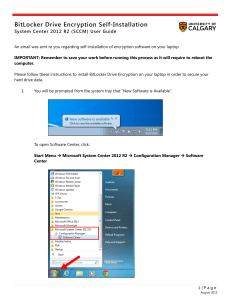 BitLocker Drive Encryption Self