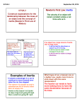 Examples of Inertia