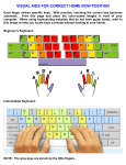 VISUAL AIDS FOR CORRECT HOME ROW POSITION