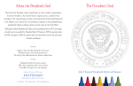 About the President`s Seal The President`s Seal