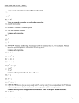 Write a verbal expression for each algebraic expression. 8. h – 7 9