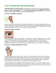 Your Preferred Learning Style