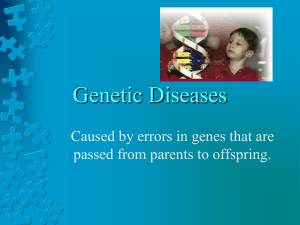 Genetic Diseases