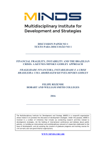DISCUSSION PAPER NO 1 TEXTO PARA DISCUSSÃO NO 1
