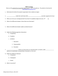 TOPIC 9: Ecology 1. Write down the levels of ecosystem