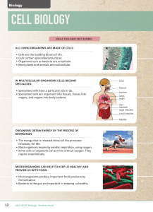 GCSE Biology Textbook sample