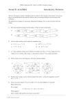 Strand B ALGEBRA Introductory Problems