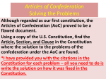 Articles of Confederation