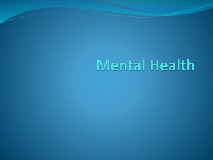 Mental Health