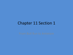 Chapter 11 Section 1