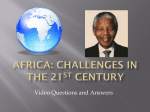 Africa: Challenges in the 21st Century