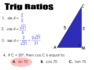 Day 2 - CCGPS Geometry - MIssing Sides and Angles v2