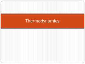 Thermodynamics