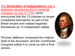 Declaration Of Independence