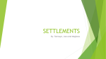 SETTLEMENTS