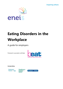 Eating Disorders in the Workplace