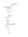 Physical Science Chapter 18 Notes