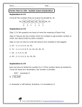 Factor Pairs to 100 Guided Lesson Explanation