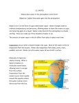 12.1 NOTES Where does water in the atmosphere come from