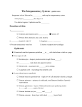 The Integumentary System - guided notes