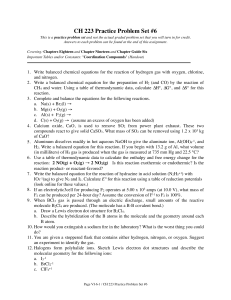 Practice Problem Set #6