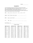 Decoding DNA