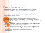 What is Parasitology?