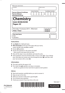 2C - Edexcel