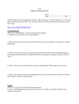 Lab Organic Macromolecules Carbohydrates Lipids