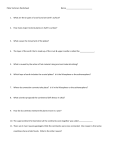 Plate Tectonics Worksheet