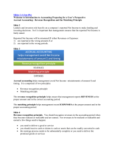 Slides 1-4 (1m:49s) Welcome to Introduction to Accounting