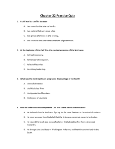 Chapter 22 Practice Quiz