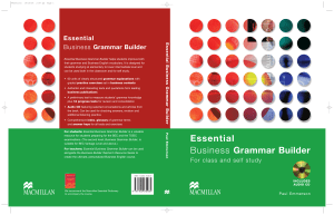 Essential Business Grammar Builder