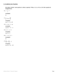 Determine whether each equation is a linear equation. Write yes or