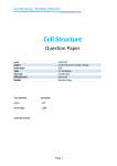 Cell Structure - SAVE MY EXAMS!