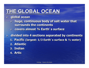 Ocean Life Zones PPT - Lyndhurst School District