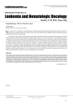 Leukemia and Hematologic Oncology - e