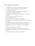 “I can” statements for Plate Tectonics unit 1. I can identify the layers