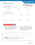 Chapter 1 Lesson 6 Homework