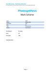 Photosynthesis - SAVE MY EXAMS!
