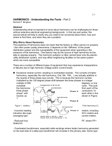 HARMONICS - Understanding the Facts - Part 2