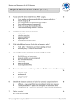 Chapter 5: Worksheet mark scheme (25 marks)