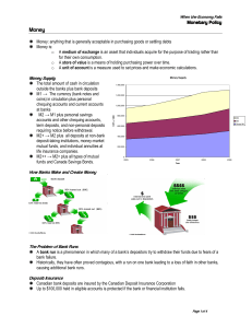 Monetary Policy Monetary Policy Money Supply How Banks Make