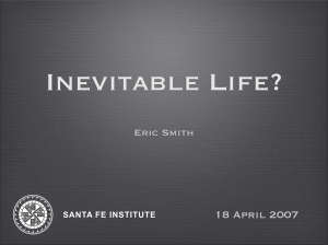 18 April 2007 - Santa Fe Institute