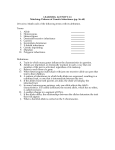 LEARNING ACTIVITY 2.3 Matching: Patterns of Genetic Inheritance